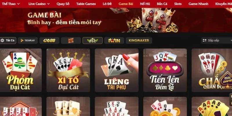 Đôi nét về sảnh cược game bài Xo88